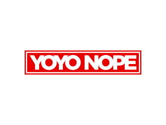 Yoyo nope logo design by maseru