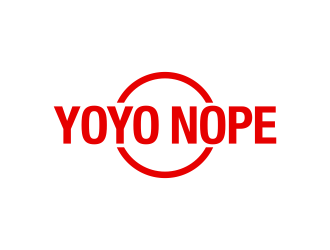 Yoyo nope logo design by maseru