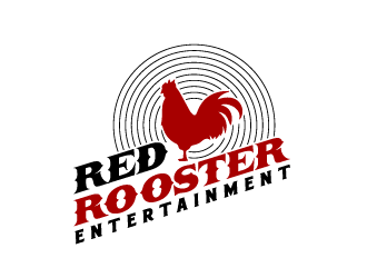 Red Rooster Entertainment logo design by Ultimatum