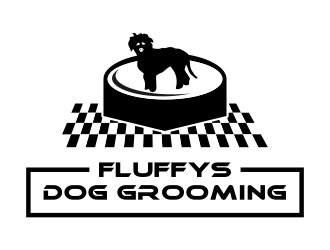 Fluffys Dog Grooming  logo design by graphicstar