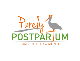 Purely Postpartum logo design by Dakon