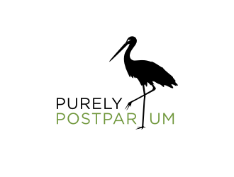 Purely Postpartum logo design by blessings