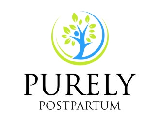 Purely Postpartum logo design by jetzu