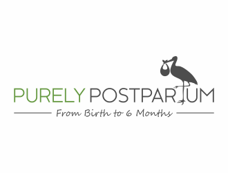 Purely Postpartum logo design by hidro