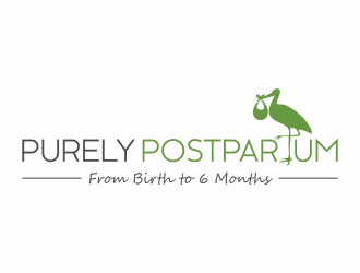 Purely Postpartum logo design by hidro