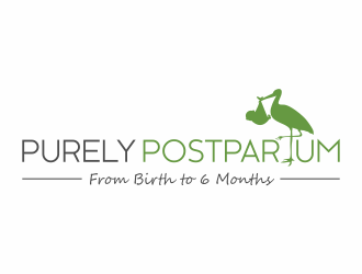 Purely Postpartum logo design by hidro