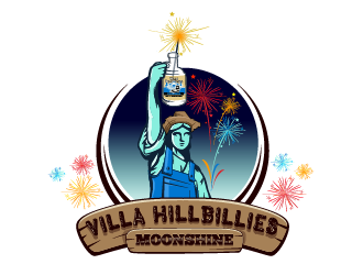 Villa Hillbillies Moonshine logo design by firstmove