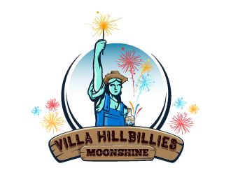 Villa Hillbillies Moonshine logo design by firstmove