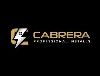 Cabrera Professional Installs  logo design by BeDesign