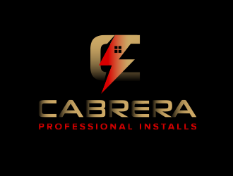 Cabrera Professional Installs  logo design by BeDesign