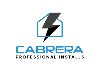 Cabrera Professional Installs  logo design by BeDesign