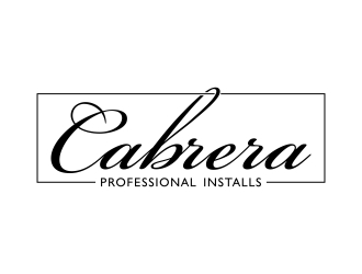 Cabrera Professional Installs  logo design by yunda