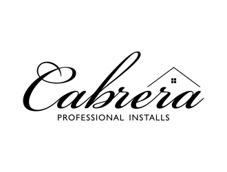 Cabrera Professional Installs  logo design by yunda