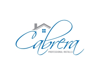 Cabrera Professional Installs  logo design by MarkindDesign