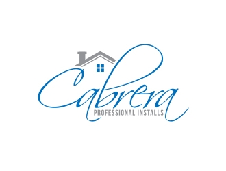 Cabrera Professional Installs  logo design by MarkindDesign