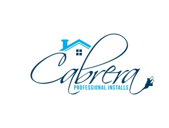 Cabrera Professional Installs  logo design by MarkindDesign