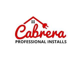 Cabrera Professional Installs  logo design by Webphixo