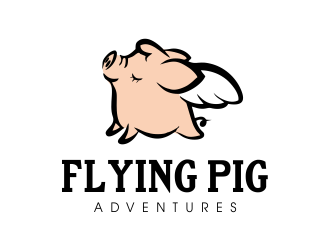 Flying Pig Adventures logo design by JessicaLopes