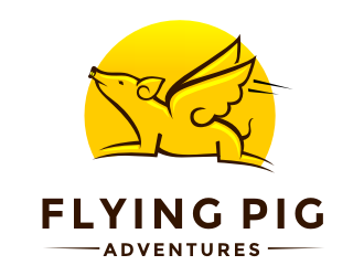 Flying Pig Adventures logo design by rgb1