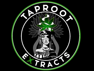 TapRoot Extracts logo design by axel182