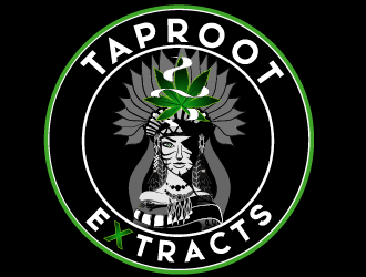 TapRoot Extracts logo design by axel182