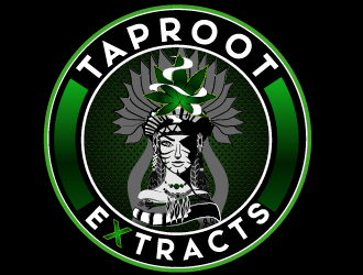 TapRoot Extracts logo design by axel182