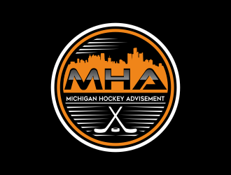 Michigan Hockey Advisement logo design by AisRafa