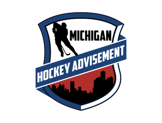 Michigan Hockey Advisement logo design by Kruger