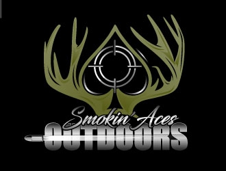 Smokin’ Aces Outdoors logo design by Suvendu