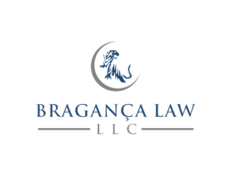 Bragança Law LLC logo design by Kraken