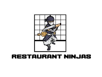 Restaurant Ninjas logo design by justin_ezra