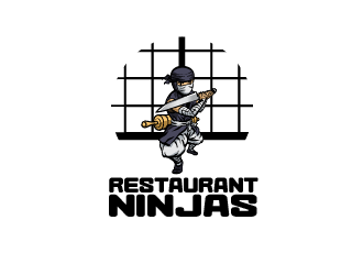 Restaurant Ninjas logo design by justin_ezra