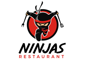 Restaurant Ninjas logo design by Optimus