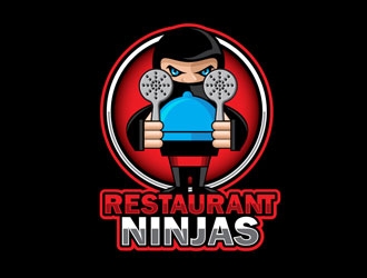 Restaurant Ninjas logo design by LogoInvent