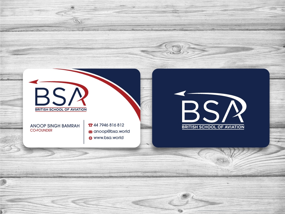 BRITISH SCHOOL OF AVIATION logo design by jaize