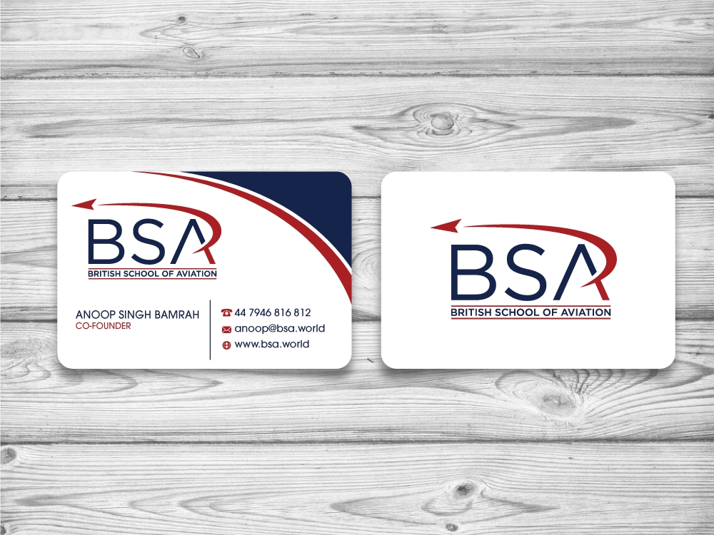BRITISH SCHOOL OF AVIATION logo design by jaize