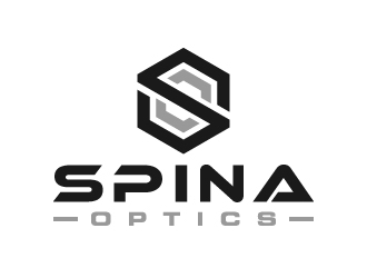 SPINA OPTICS logo design by akilis13
