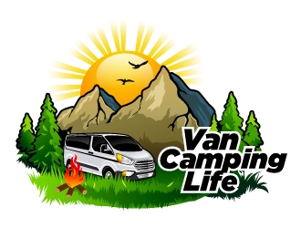 Van Camping Life logo design by Suvendu