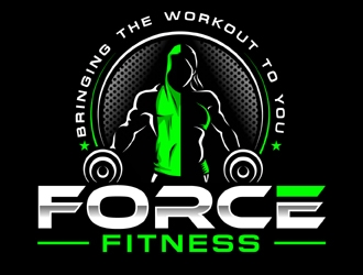 Force Fitness logo design by MAXR