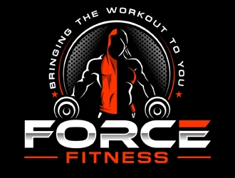 Force Fitness logo design by MAXR