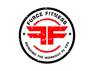 Force Fitness logo design by labo
