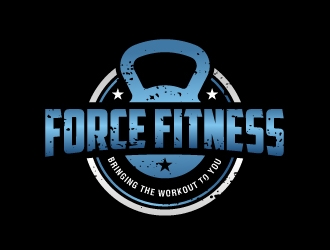 Force Fitness logo design by labo