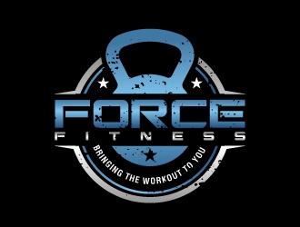 Force Fitness logo design by labo