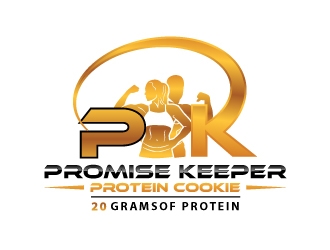 Promise Keeper protein cookie logo design by uttam