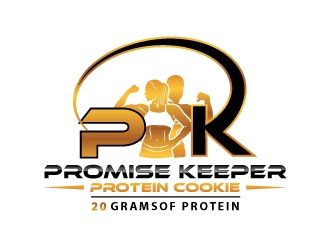 Promise Keeper protein cookie logo design by uttam