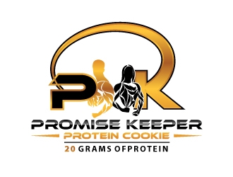 Promise Keeper protein cookie logo design by uttam