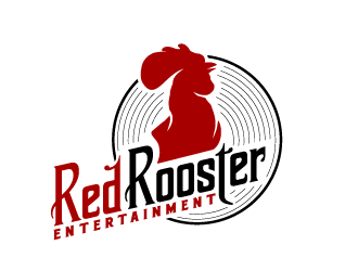 Red Rooster Entertainment logo design by Ultimatum