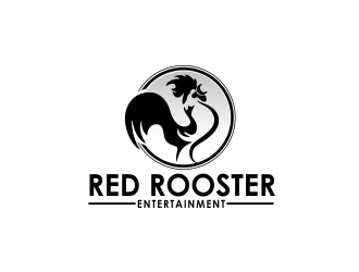 Red Rooster Entertainment logo design by giphone