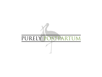 Purely Postpartum logo design by blessings