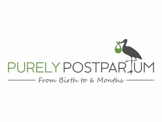 Purely Postpartum logo design by hidro